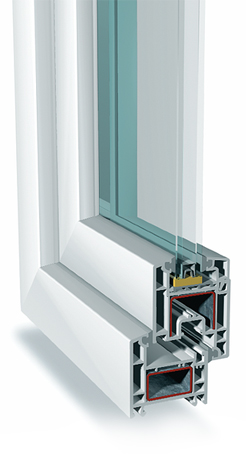 uPVC Window Cross Section