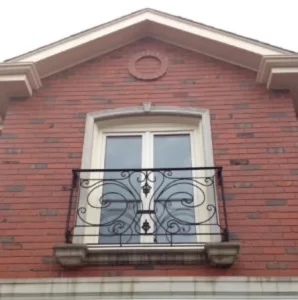 exterior view of upvc door with small balcony area