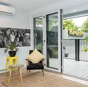 upvc sliding door in living room